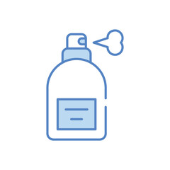 Hair Spray vector icon stock illustration