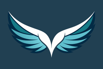 Obraz premium Mirrored Wings Vector