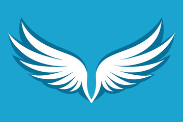 Obraz premium Mirrored Wings Vector