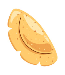 Triangle shape pie bakery product