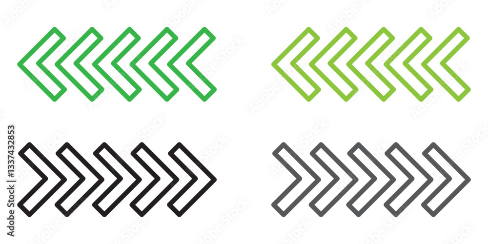 Poster dynamic moving arrow symbol. arrow dynamic symbol. speed, fast arrows symbols set. arrow dynamic ele