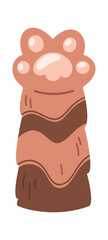 Cute foot pet paws raising