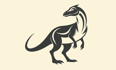 Dinosaur, dinosaur vector silhouette, dinosaur icon
