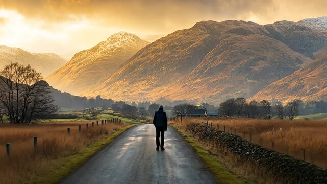 A Scenic Walk Through Glen Etive, Majestic Scottish Highlands Adventure