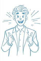 Excited Business Owner Receiving Fast Funding