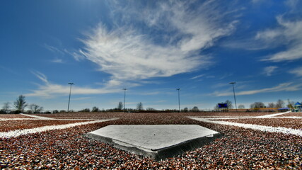 Home Plate on a Baseball Field