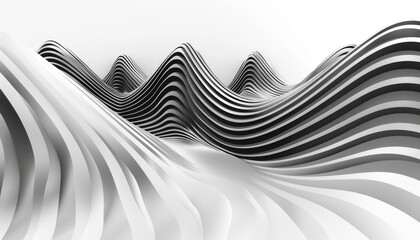 Aesthetic wallpaper with abstract wave background with attractive and colorful color Generate AI