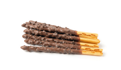 Chocolate cookie sticks, long choco pastries, japan biscuit tubes, korea cracker sticks