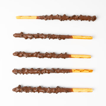 Chocolate cookie sticks, long choco pastries, japan biscuit tubes, korea cracker sticks