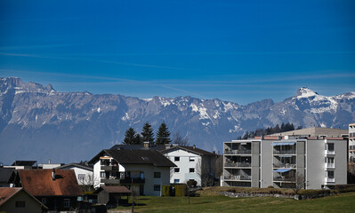 swiss alpine village