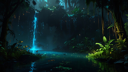 Futuristic spaceship in space