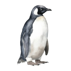 penguin isolated on white