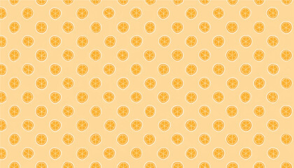 oranges - seamless vector pattern