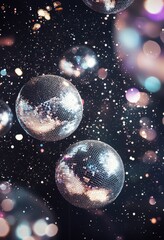 4. Disco Balls with Bokeh in Dark	