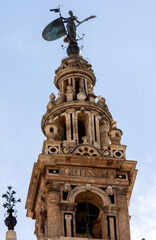Campanario de la catedral de Sevilla conocida como la Giralda, Sevilla, España