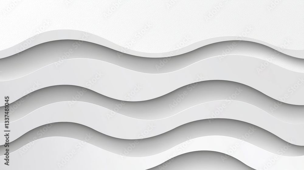 Poster stylish wave patterns design digital art abstract background minimalist style graphic design
