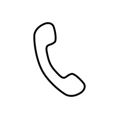 Phone icon. Vintage phone. Telephone icon.