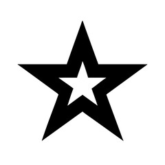 Fototapeta premium star on black background