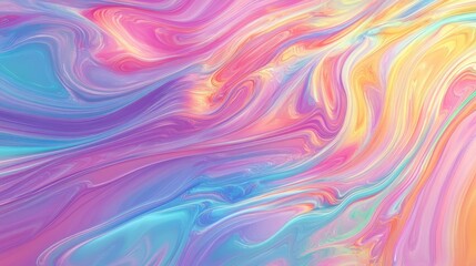 Fototapeta premium Digital art-style gradient with vibrant rainbow colors smoothly blending