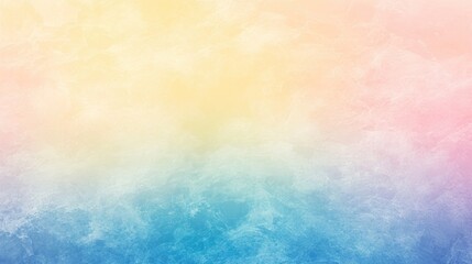Soft pastel rainbow gradient with a watercolor texture on a smooth background