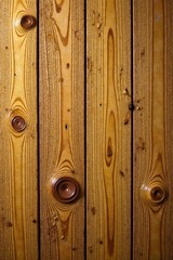 Obraz premium Aged oak wood, rustic texture, flat yellow-brown tones, rustic wood background, pattern