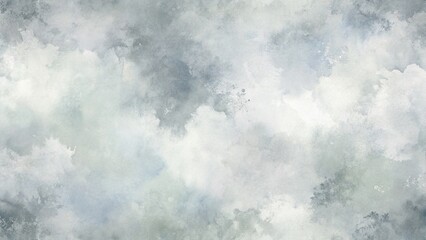 Obraz premium Abstract Grey Watercolor Background Texture - Subtle Grey Wash Design
