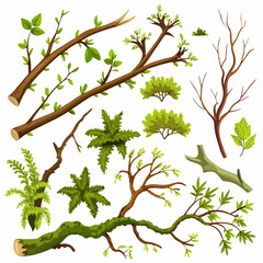 green tree with leaves