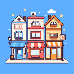 Fototapeta premium vector illustration of house
