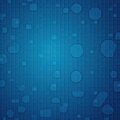 Obraz premium Deep blue geometric wallpaper, varied sized shapes, subtle gradients, stylish, backgrounds
