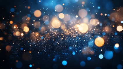 Fototapeta premium Bokeh lights, warm and cool tones