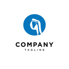 Letter O Shoulder Surgery Logo Icon Vector