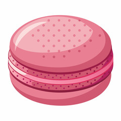 pink gift box isolated