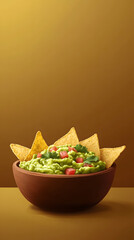 Delicious Vegan Guacamole and Salsa with Tortilla Chips - Healthy Mexican Appetizer Recipe for Parties and Food Events