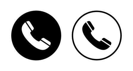 Call icon logo design. telephone sign and symbol. phone icon. contact us