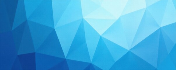 Obraz premium Subtle blue geometric pattern, soft gradients, calming effect , office, polygons