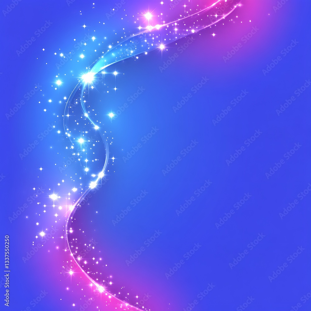 Canvas Prints glowing wave abstract background.