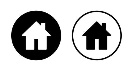House icon logo design. Home sign and symbol