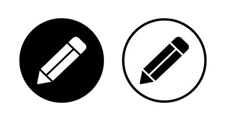 Pencil icon logo design. pen sign and symbol. edit icon vector