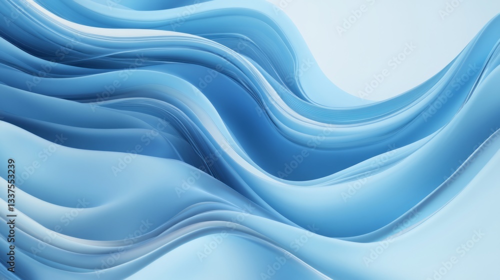 Poster abstract blue technology background with dynamic network connections and futuristic digital data flo
