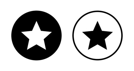 Star icon logo design. rating sign and symbol. favourite star icon