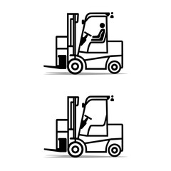 forklift truck and forklift