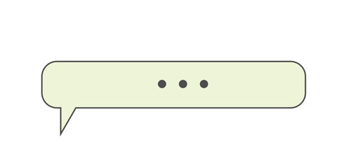 Colorful Speech Bubble Collection with Minimalist Design