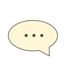 Colorful Speech Bubble Collection with Minimalist Design