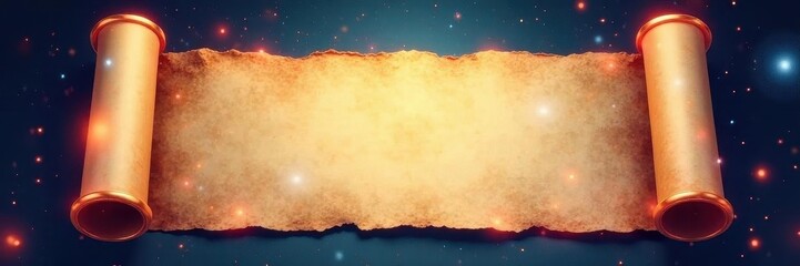 Hero image with scroll-down animation emphasizing key features, background, hero