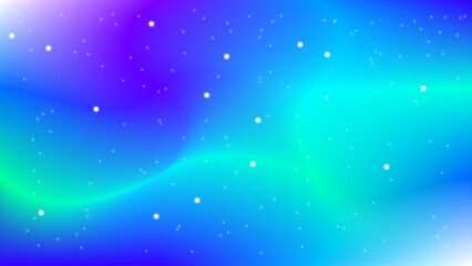 Cosmic Gradient with Twinkling Starry Accents