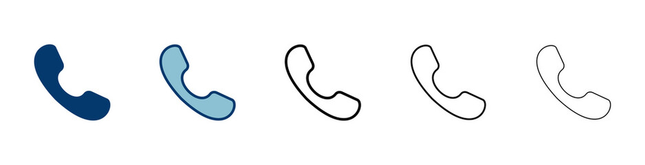 Call icon vector isolated on white background. Phone icon vector. mobile phone. telephone icon