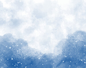 Abstract colorful watercolor for background. Digital art painting