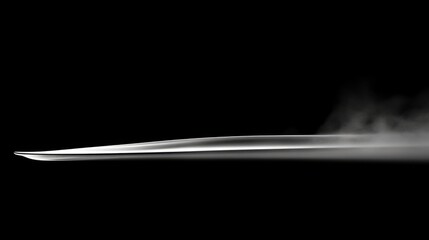 Steam rising in abstract form, evoking mystery and simplicity.
