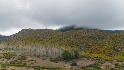 dirt roads between mountains