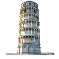 Architectural marvel iconic Leaning Tower of Pisa historic italian landmark